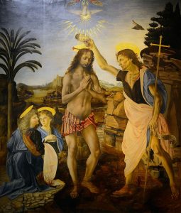 Jesus was baptised by John the Baptist