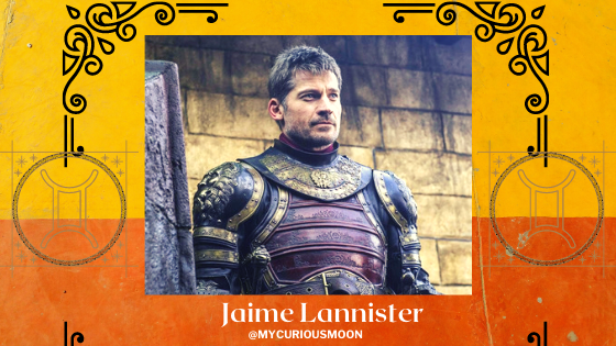The Game of Throne Zodiac Characters Gemini Jaime Lannister