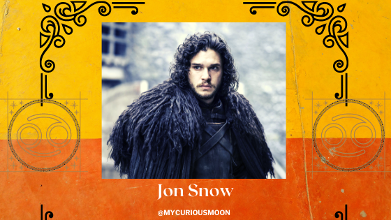 The Game of Throne Zodiac Characters Cancer Jon Snow